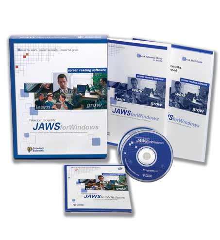 Image of JAWS for Windows - Box and CD
